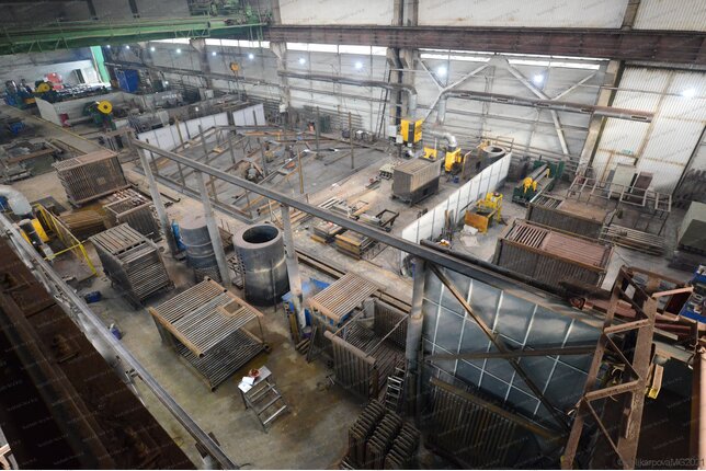 Котел 1.0 МВт уголь дрова - производство