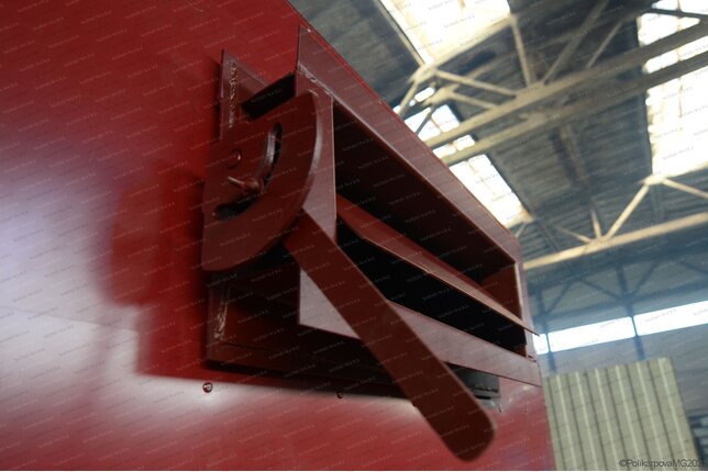 Шибер газохода к твердотопливному котлу 2.2 МВт