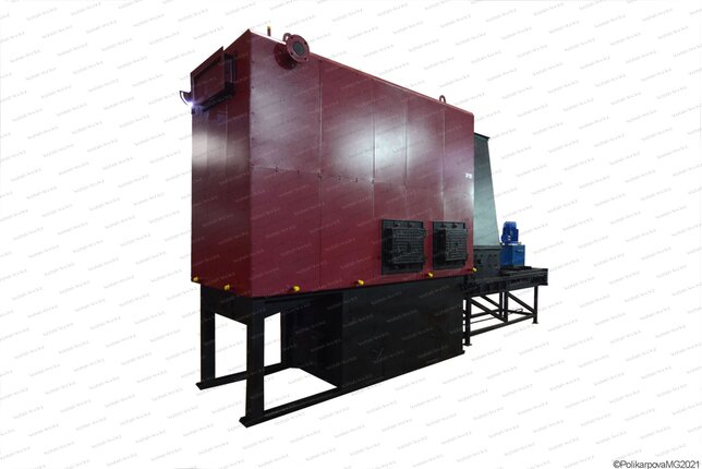 Котел 1.25 МВт на щепе и опилках автоматический