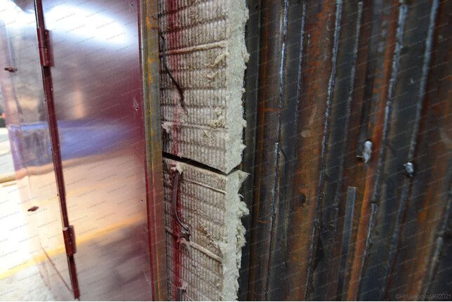 Котел твердотопливный 1450 кВт - обмуровка